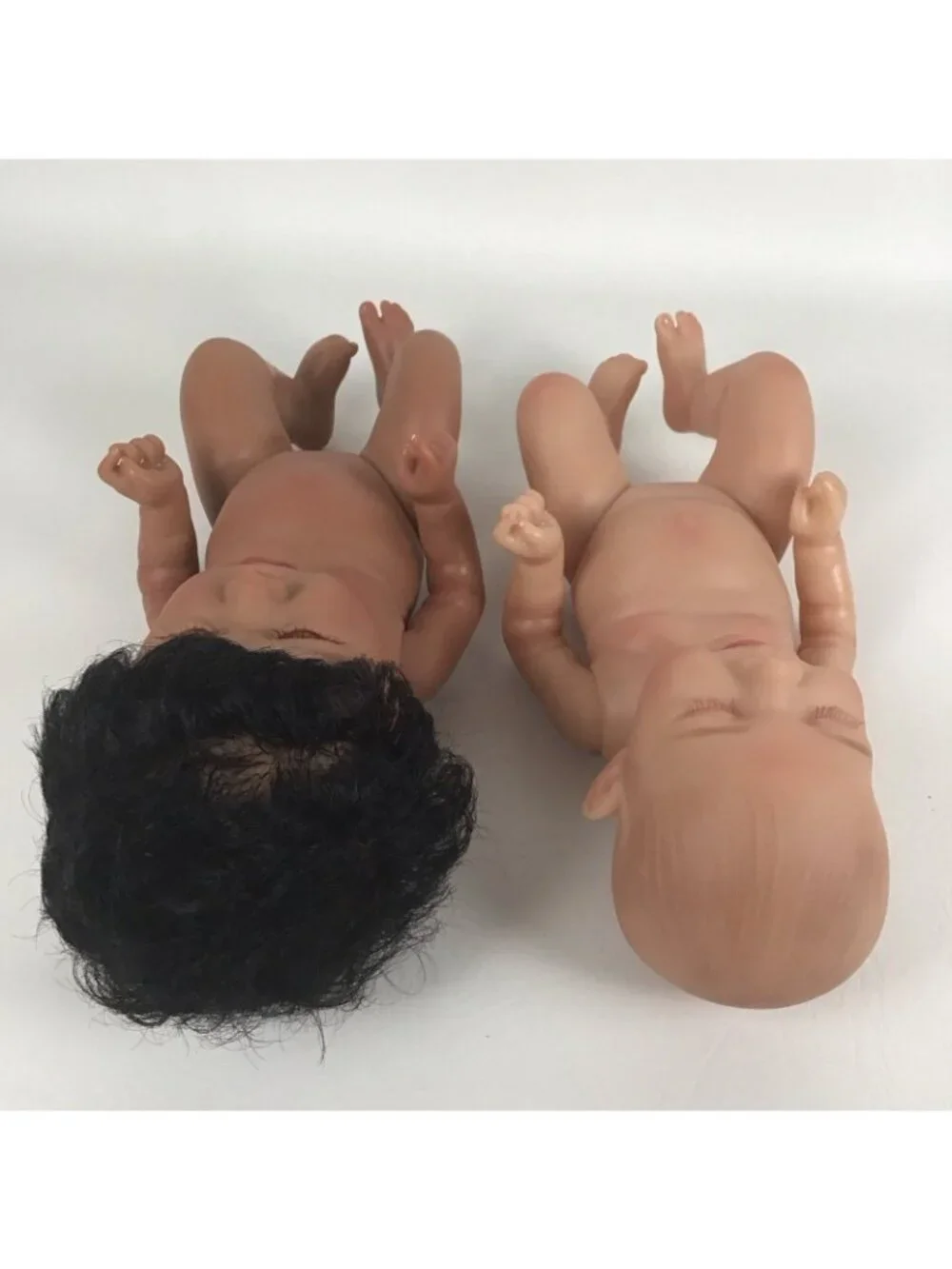 Partial Reborn Doll Baby Lot of 2 Mini Baby’s 12” A/A Full Vinyl Painted Magnet